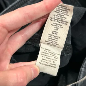 Free People Boyfriend Chino Utility Pants Black Size 6 thumbnail 7
