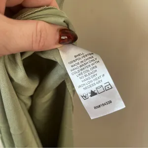 Petal & Pup Ricki Sage Green Satin Maxi Dress XS thumbnail 10