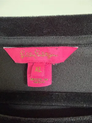 Lilly Pulitzer Rami Velour Sweatshirt XL thumbnail 6