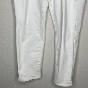 Old Navy Straight Mid Rise Jeans White‎ thumbnail 3