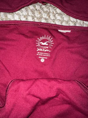 Hollister Maroon Bikini Set thumbnail 2