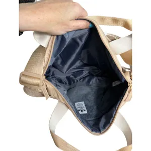 Adidas Originals Puffer Shopper Tote Beige Crossbody Satchel NEW with Tags thumbnail 4