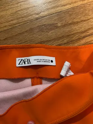 ZARA Orange  Mini Skirt thumbnail 2