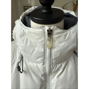 The North Face Tamburello 600 White Puffer Coat Stains M thumbnail 5