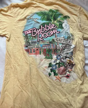 The bubble room t shirt Yellow thumbnail 2