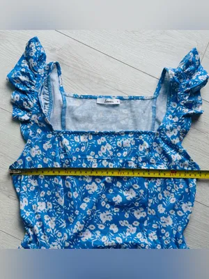 Loemes Dress, Summer Cute Floral Flowy Knee Length Sundressses Beach Size S thumbnail 8