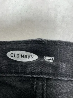 Womans Excellent Old Navy Curvy Skinny Black Jeans Size 8 S thumbnail 4