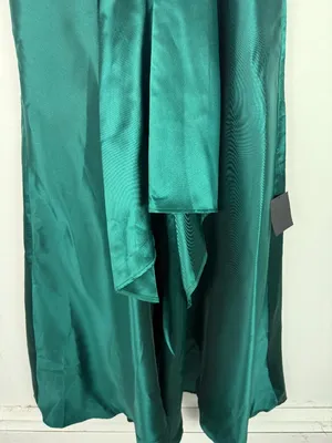 NWT Lulus Broadway Show Emerald Green High-Low Gown Dress Size Large L NEW thumbnail 5