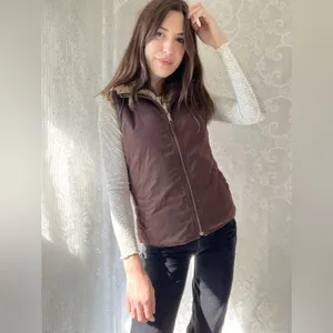 Gap Women's Brown Gilet thumbnail 8