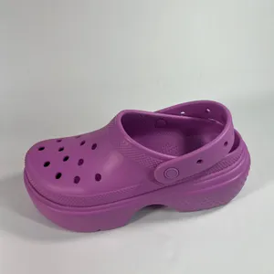 Crocs Stomp Clog Women's 10 Mens 8‎ Orchid Purple Platform Sandals Chunky NEW thumbnail 5