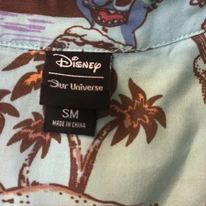 Lilo & Stich NWOT project piece Hawaiian shirt- S/M thumbnail 8