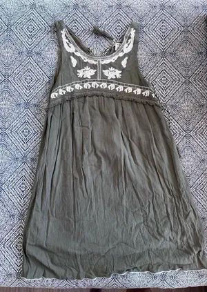 Olive Green Francesca's Dress Mini thumbnail 1