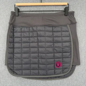 Little Donkey Andy Womens Padded Quilted Insulated Skirt Gray Small Running Golf thumbnail 1