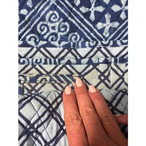 Vera Bradley Cuban Tiles Campus Tech Backpack RETIRED Blue Laptop Compartment thumbnail 9