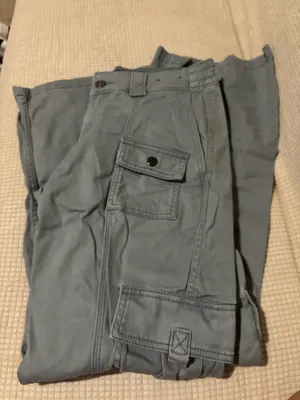 Hollister Blue Cargo Jeans thumbnail 3