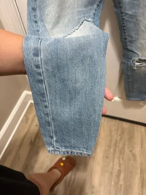 Abercrombie & Fitch Distressed Light Wash Skinny Jeans Size 4 W27 thumbnail 7