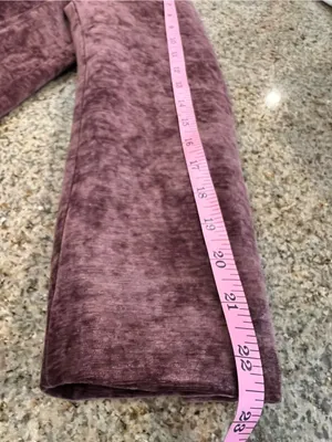 Commense Retro Velvet Blazer XS Fuchsia Mauve Double Breasted Long Sleeve Jacket thumbnail 11