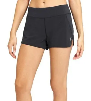 Athleta‎ Black Track This Run Athletic Shorts S thumbnail 1