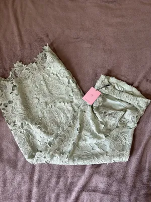 Hello Molly Floral Lace Midi Dress in Light Green thumbnail 8