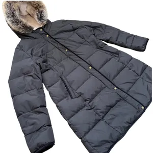 Lauren Ralph Lauren 60% Down Puffer Coat Fur Hood Black XL Winter‎ Parka Jacket thumbnail 5