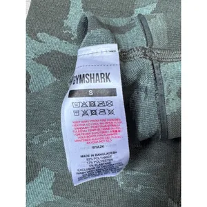 Gymshark Adapt Camo Seamless Leggings Womens Small Green Grey Scrunch Bum B1A2K thumbnail 6