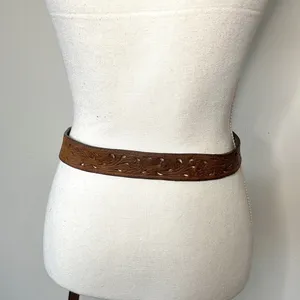 Cowgirl Up Leather Belt Brown thumbnail 4