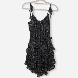 Misa Los Angeles Helena Polka Dot romantic girly Mini Dress XS fairy whimsi thumbnail 4
