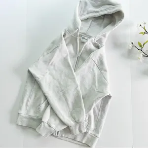 Aritzia TNA Women’s Sweatfleece Cozy Fleece Boyfriend Fit Top Zip Up Sweatshirt thumbnail 11