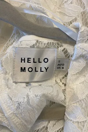 Hello Molly White Lace Dress thumbnail 4