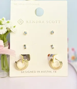 Kendra Scott Mandy Stud Earring
Set 3pc Gold/Blue thumbnail 1