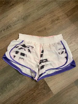 Lululemon Women's Pink Tie-Dye Running Shorts Super Squad Short thumbnail 2