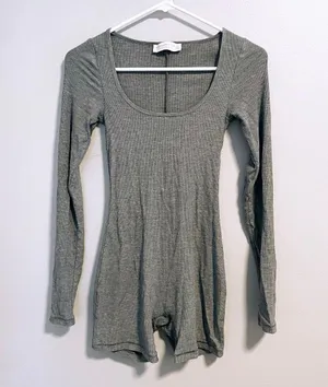 Abercrombie Lounge Long-Sleeve Romper thumbnail 1