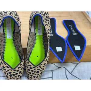 Rothy's Leopard Print Flats The Pointe Toe Black Tan Womens Shoes Size 9 thumbnail 10