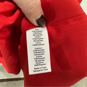 New! Likely Lorna Midi Dress‎ Scarlet Red Size 8 thumbnail 10