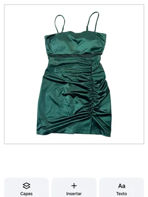 Windsor Satin Emerald Green Ruched Mesh-Inset Mini Dress thumbnail 5