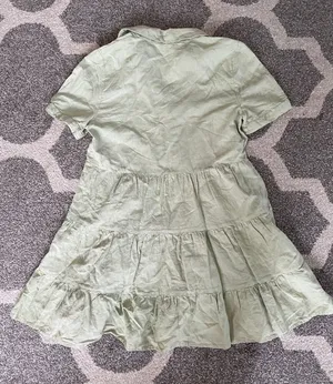Zara Linen Blend Tiered Dress thumbnail 10