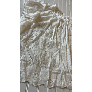 Jennifer & Grace White Eyelet Blouse Embroidery Ruffle Cap‎ Sleeve XL NWT thumbnail 5