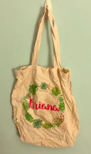 Briana tote bag Tan thumbnail 1