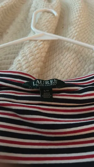 Ralph Lauren long sleeve striped shirt thumbnail 2