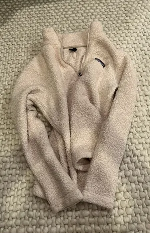 Pink Patagonia Half-Zip Fleece thumbnail 1