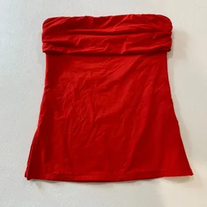 Suuksess Red Strapless Tube Top Size S Stretch Y2K Going Out Basic thumbnail 2