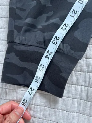 Athleta Salutation camo, gray, black jogger nylon comfy high rise pants L thumbnail 5