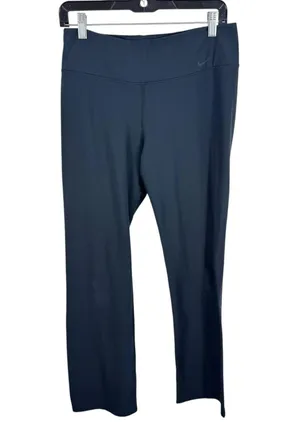 Nike Dri-Fit Black Straight Leg Mid Rise Athletic Pull On Leggings Size L‎ Long thumbnail 1