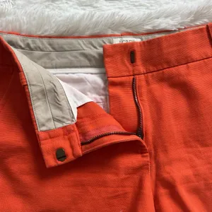 J. Crew Chino Shorts Womens Size 4 Orange 100% Cotton Preppy Summer Flat Front thumbnail 3