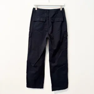 HM Cargo Pants Size 6 Faded‎ Black High Rise Wide Leg Baggy Alternative Grunge thumbnail 9