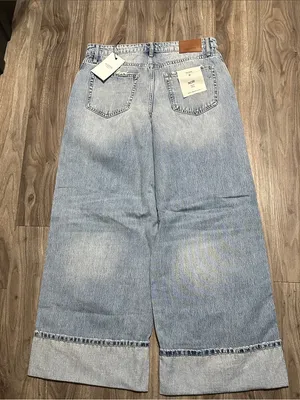 Hidden Jeans High-Rise Light Blue Extra Wide Leg Distressed Jeans thumbnail 13