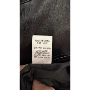 NWT THML MSRP $98 Wynne Black Faux Leather Vegan‎ Short Sleeve Short Dress S thumbnail 8