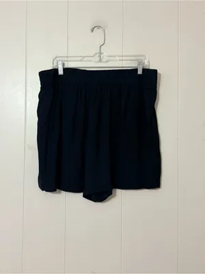 Wildfox Black Lightweight Pull On Shorts Elastic Waist Pockets Size XL thumbnail 4