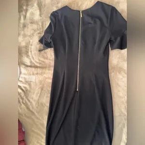 Calvin Klein Black Midi Dress Timeless Elegance thumbnail 8