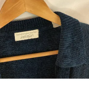 Lord & Taylor Patchwork Longline Cardigan Sweater size Large thumbnail 4